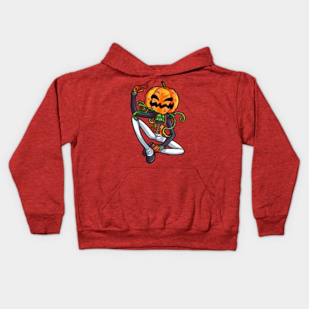 Pumpkin King Kids Hoodie by shikicraig